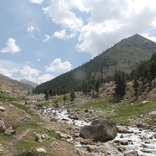 Rama Lake reflecting Nanga Parbat in Astore Valley, Gilgit-Baltistan