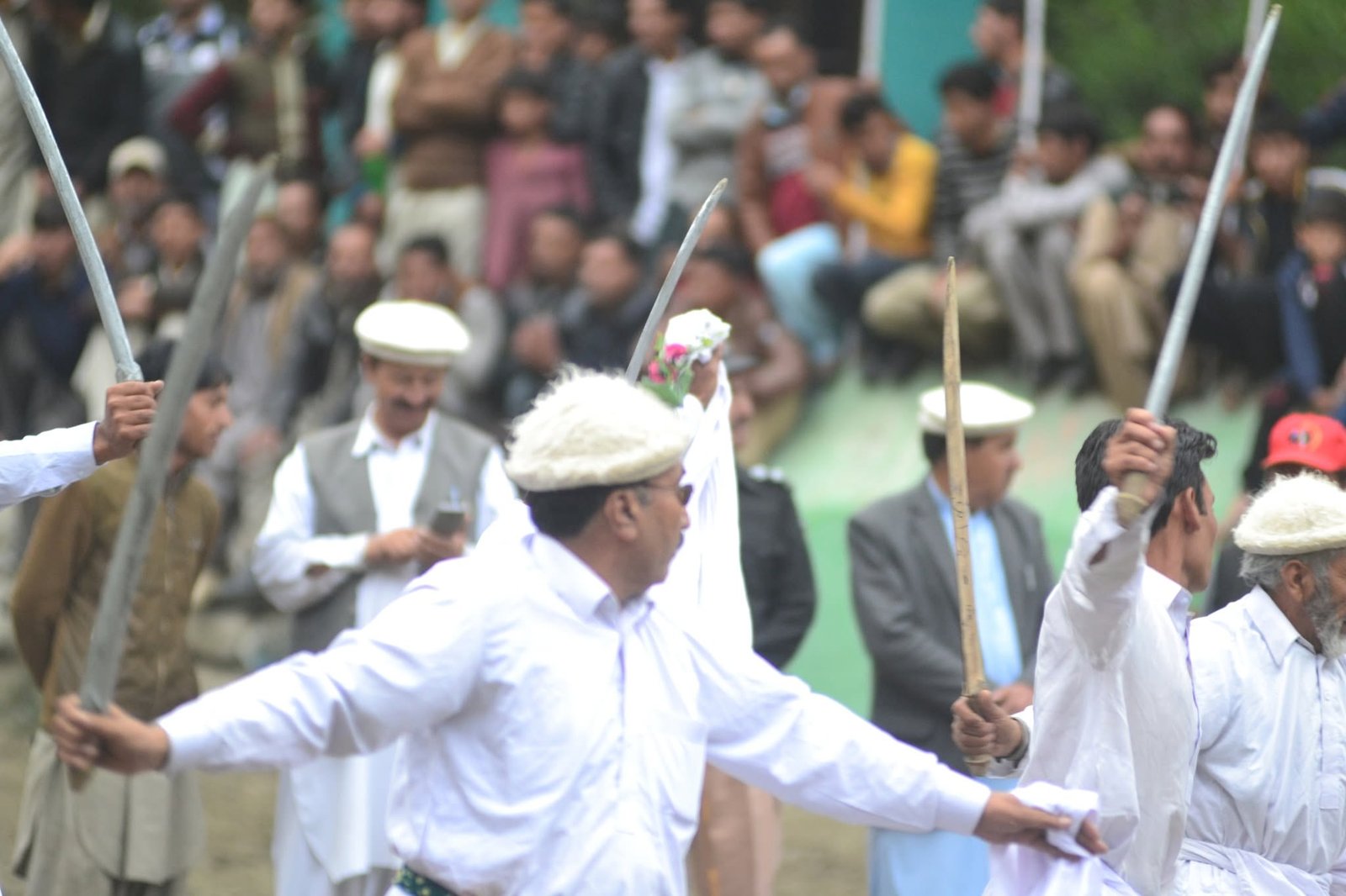 Traditional Balti polo match during Jashn-e-Ghanche festival in Khaplu, Gilgit-Baltistan